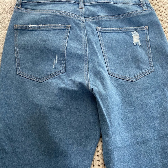 Refuge distressed high waist straight leg jeans,12 - Picture 8 of 13